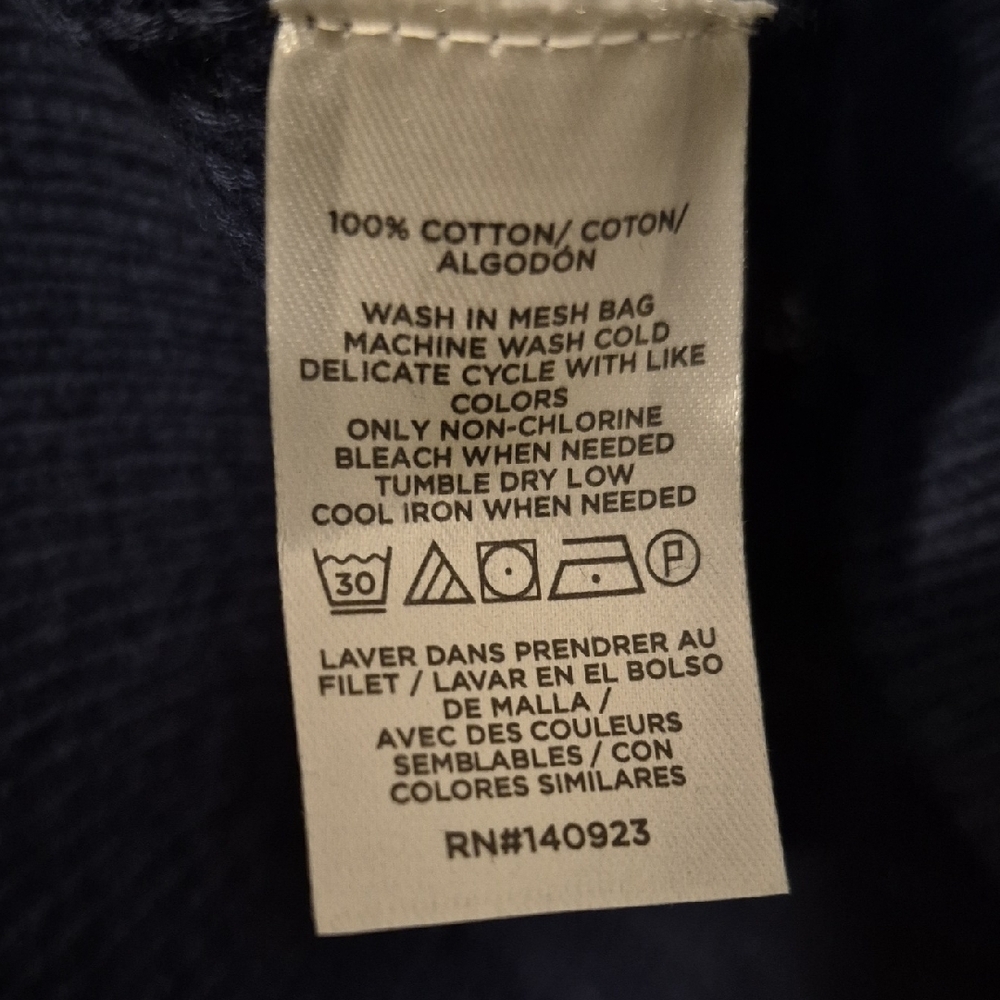 LOFT Dark Blue Knit Short Sleeve Top - Picture 3 of 9